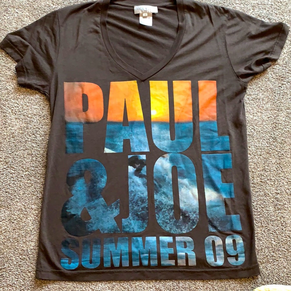 PAUL&JOE PARIS deep V-neck size S made in Portugal